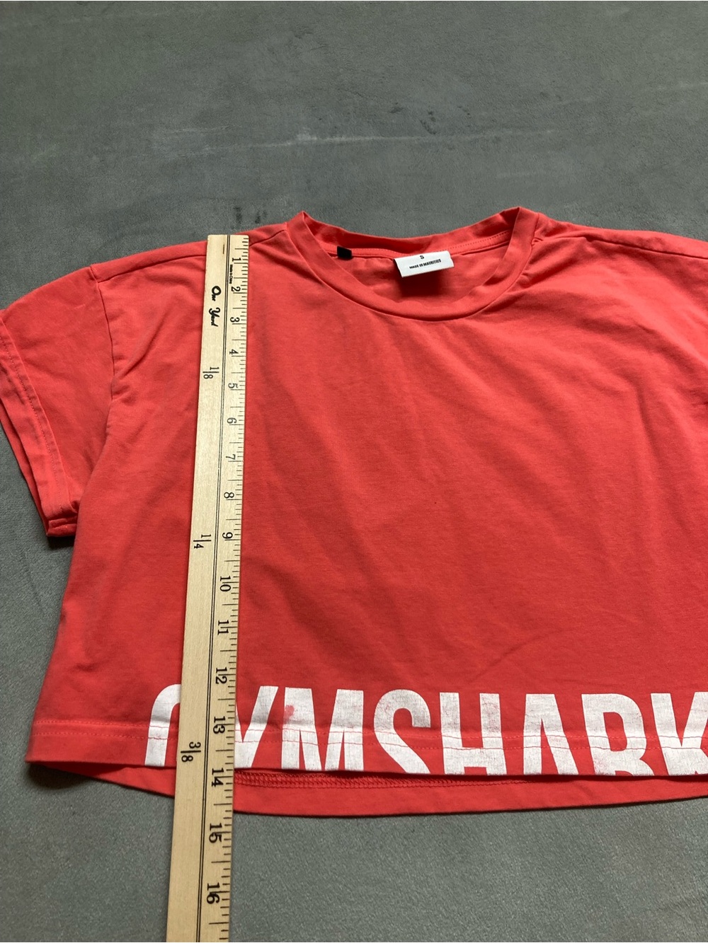 Gymshark Fraction Crop Top Pink Small - Picture 4 of 6